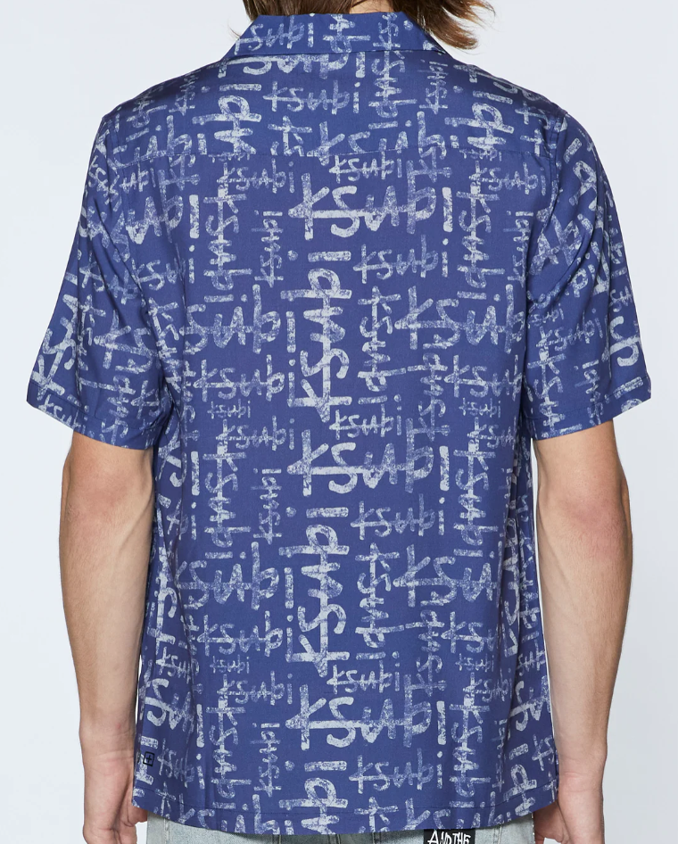 Ksubi Heritage Resort Ss Shirt (Blue)