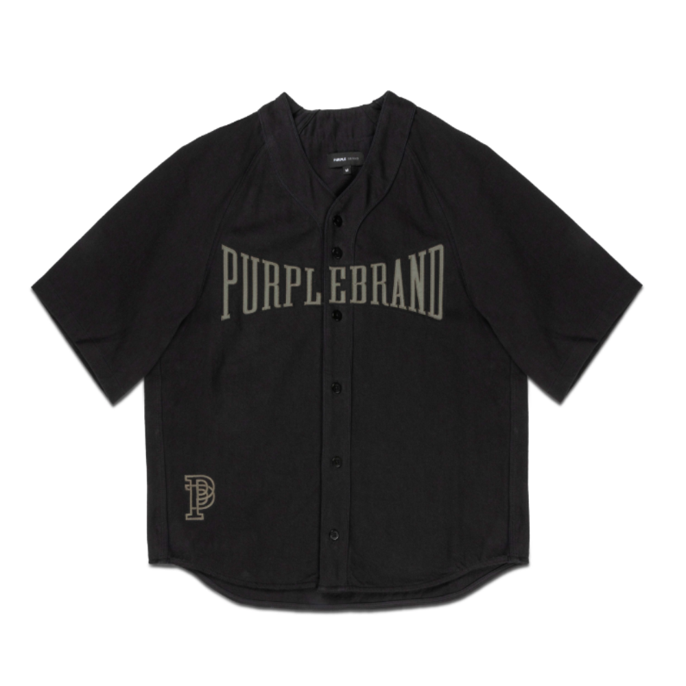 Purple Brand Baseball Shirt (Black)