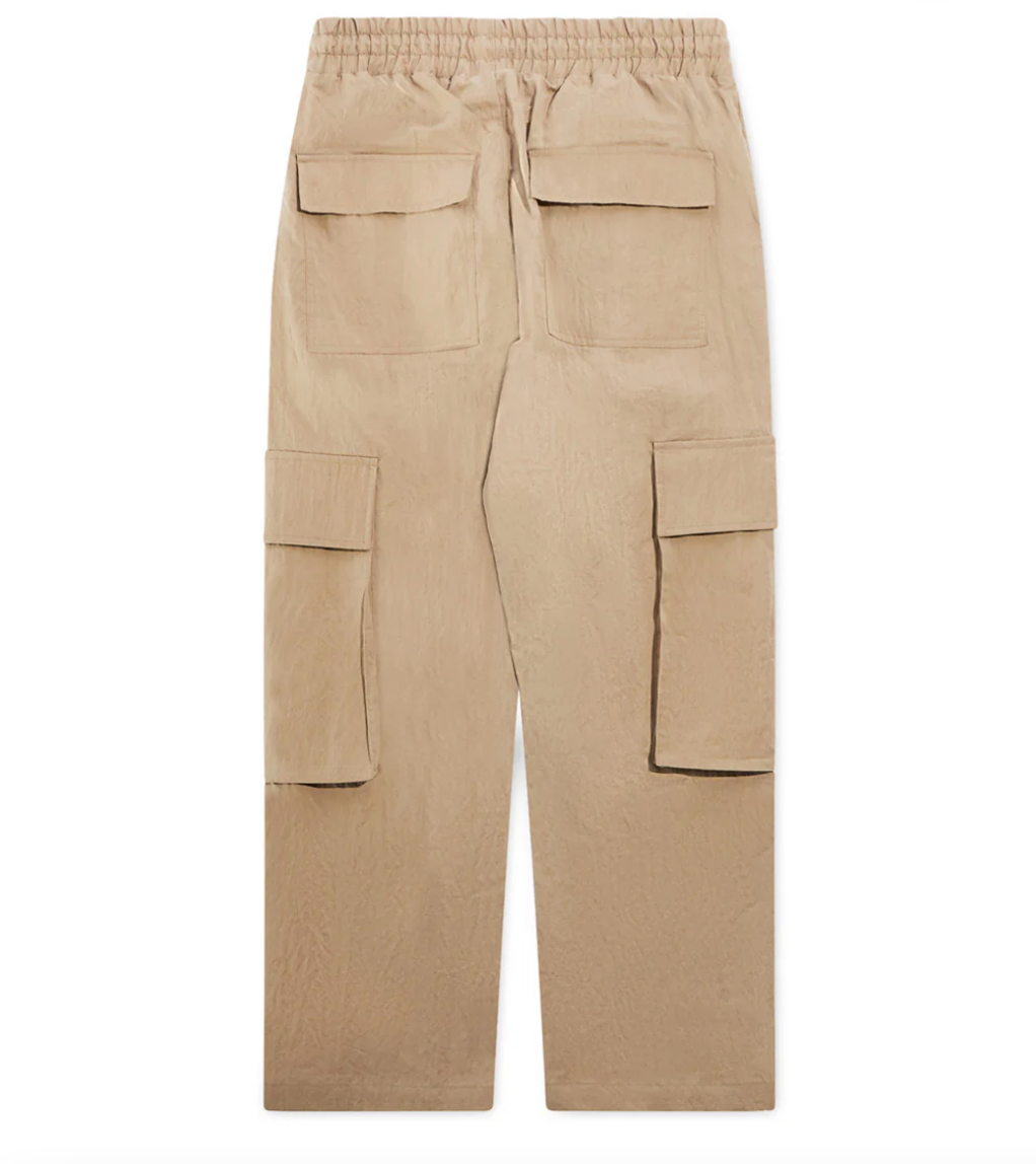 Diet Starts Monday Nylon Cargo Pants (Beige)