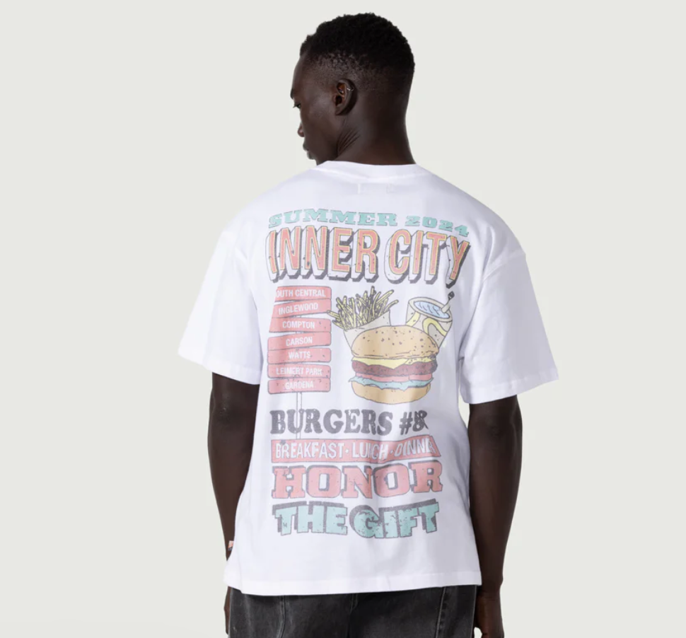 Honor The Gift Burgers Ss Tee (White)