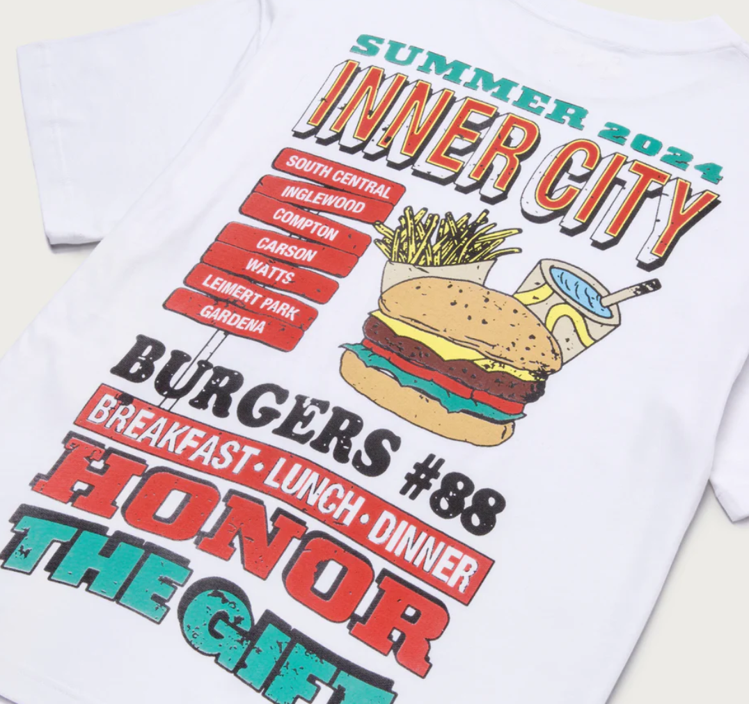 Honor The Gift Burgers Ss Tee (White)