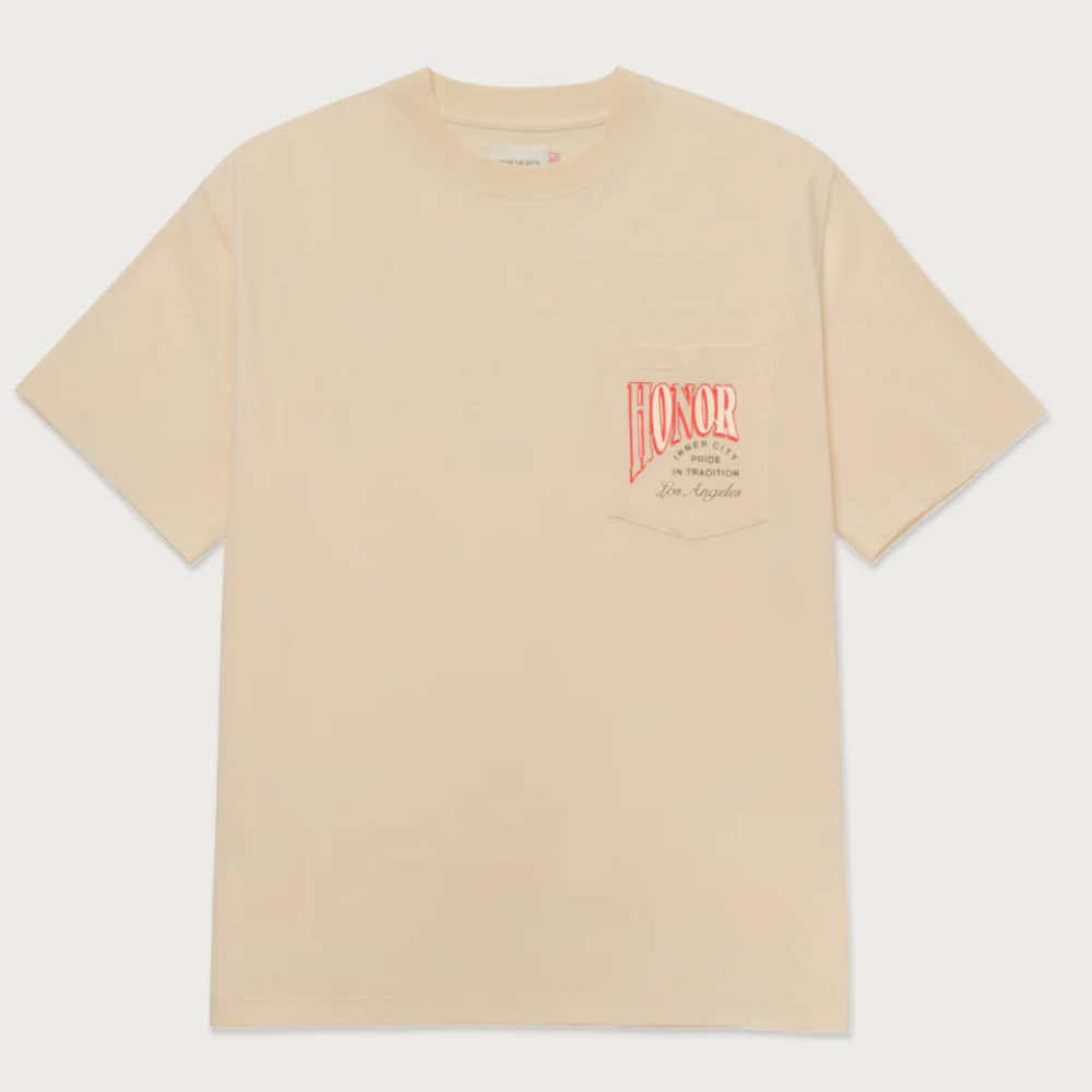 Honor The Gift Cigar Label Ss Tee (Bone)