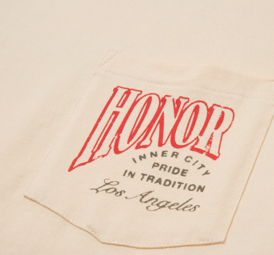 Honor The Gift Cigar Label Ss Tee (Bone)