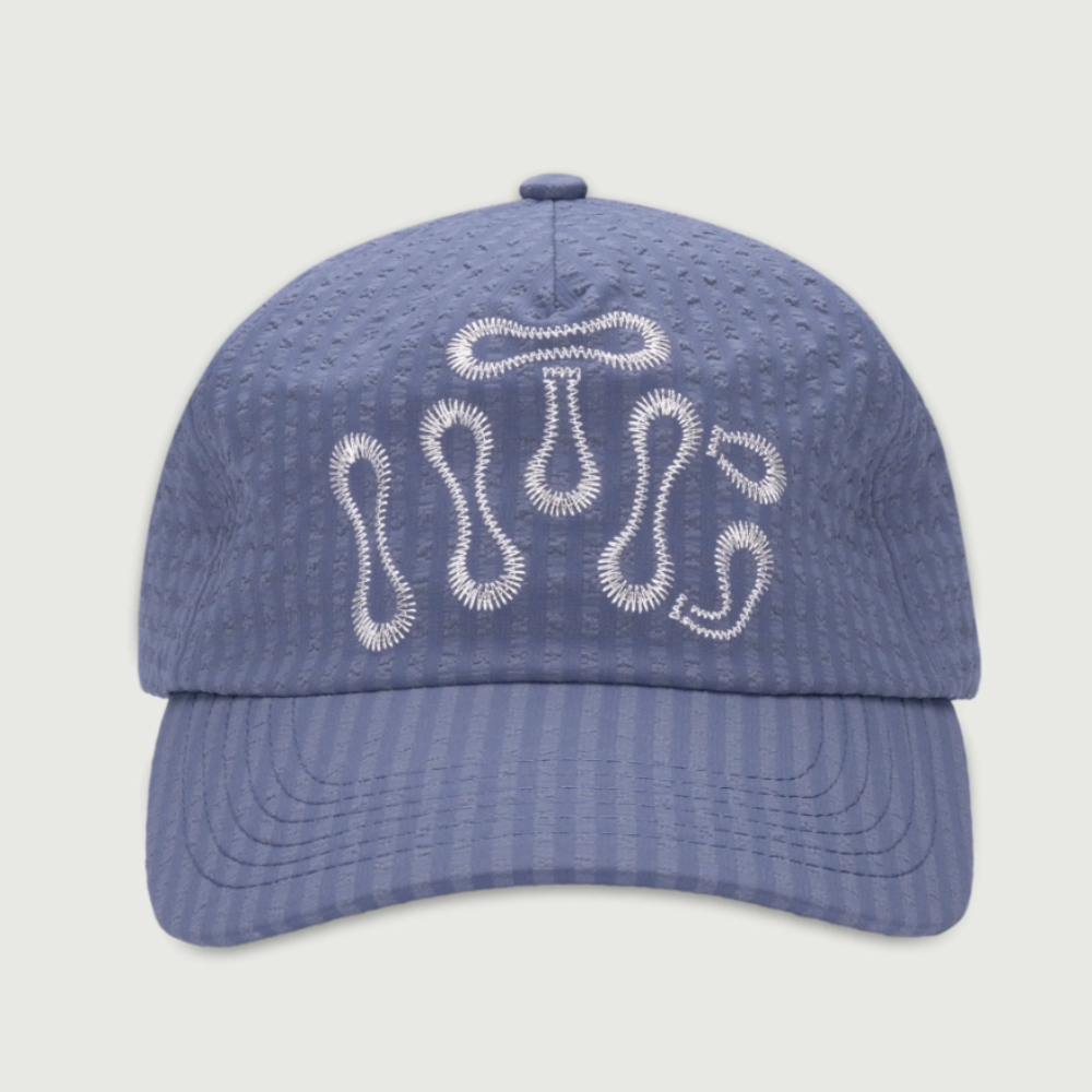 Honor The Gift Seersucker Cap (Blue)