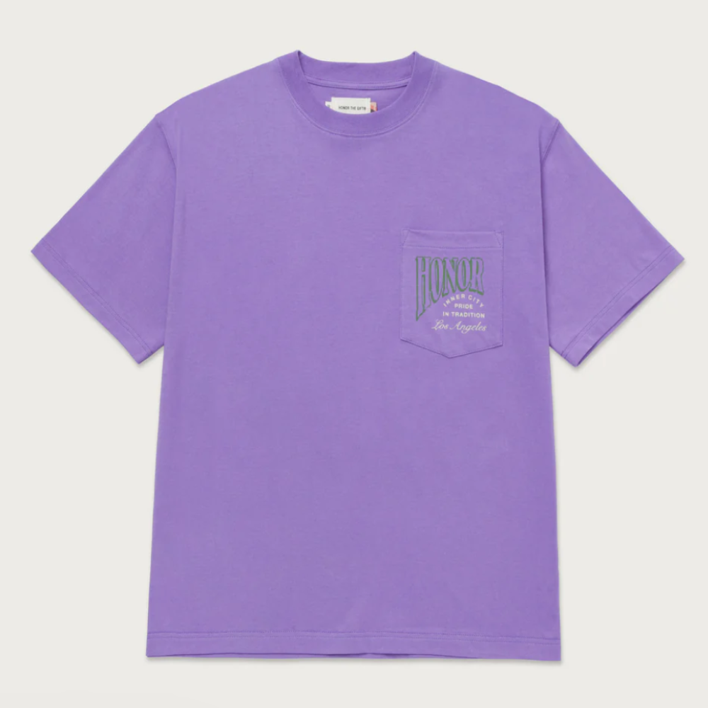 Honor The Gift Cigar Label Ss Tee (Purple)