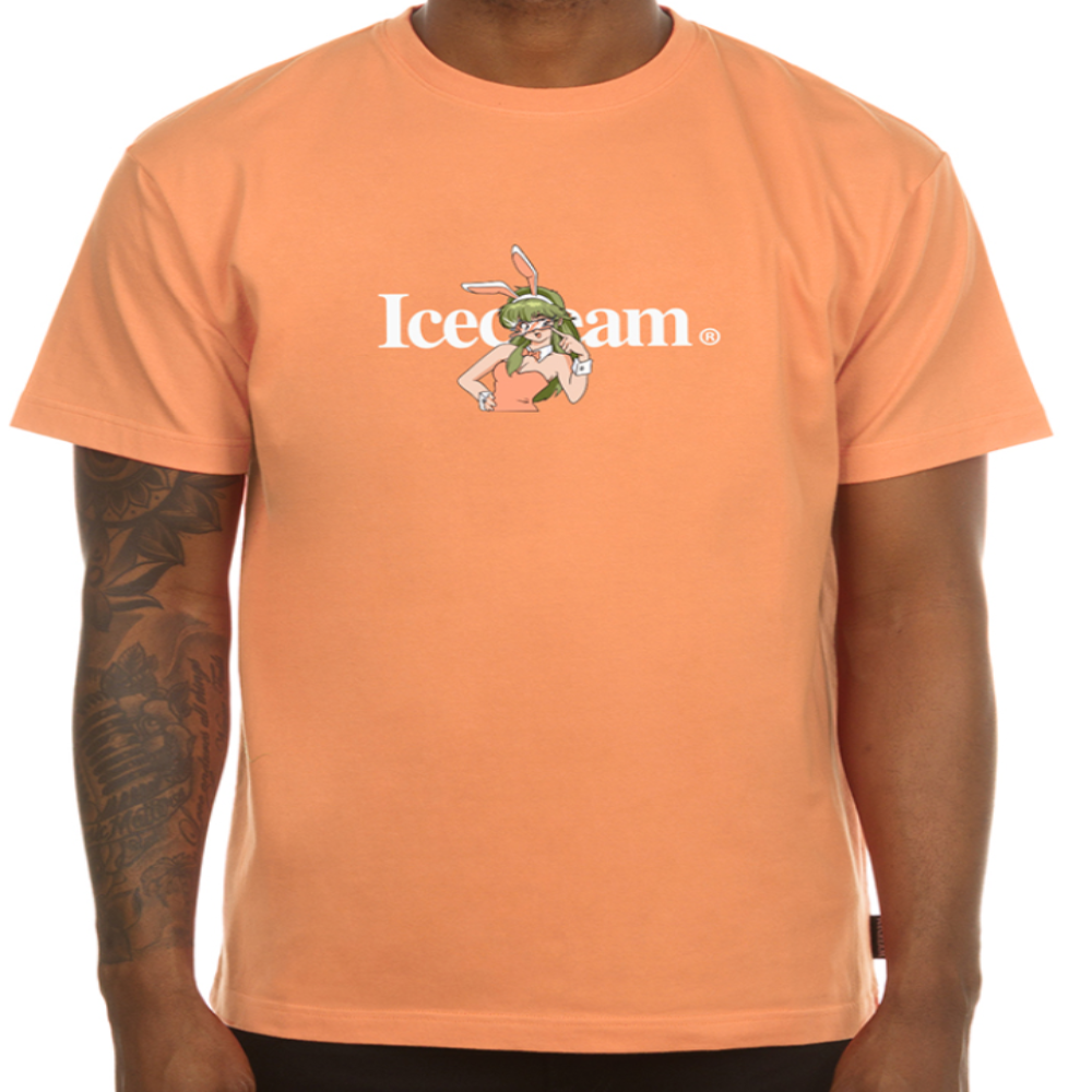 Icecream Running Dog Glasses S/S Tee (Cantaloupe)