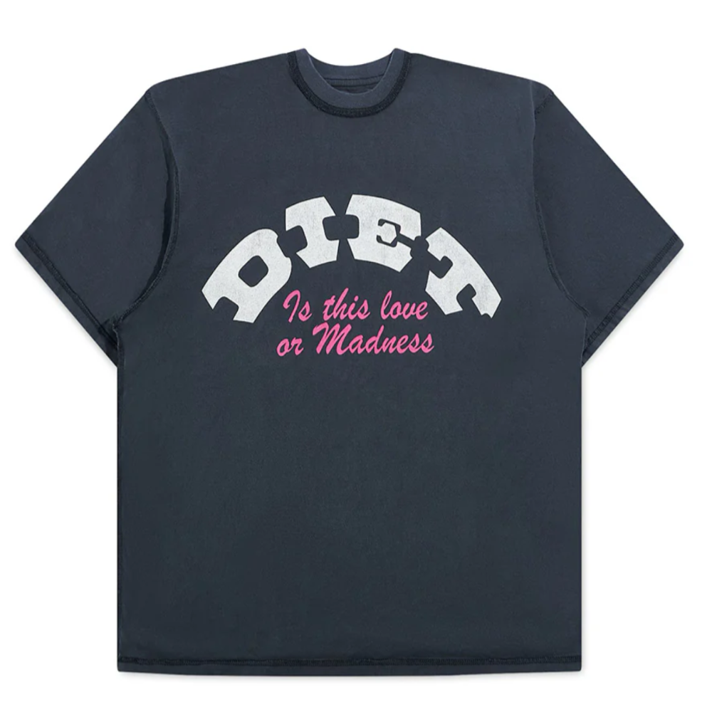 Diet Starts Monday Madness Tee (Vintage Black)