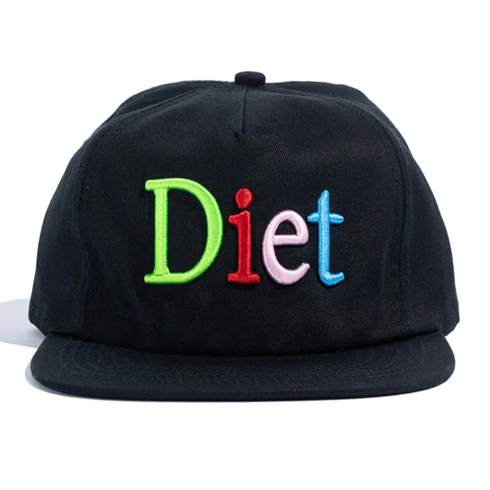 Diet Starts Monday Apple Hat (Black)