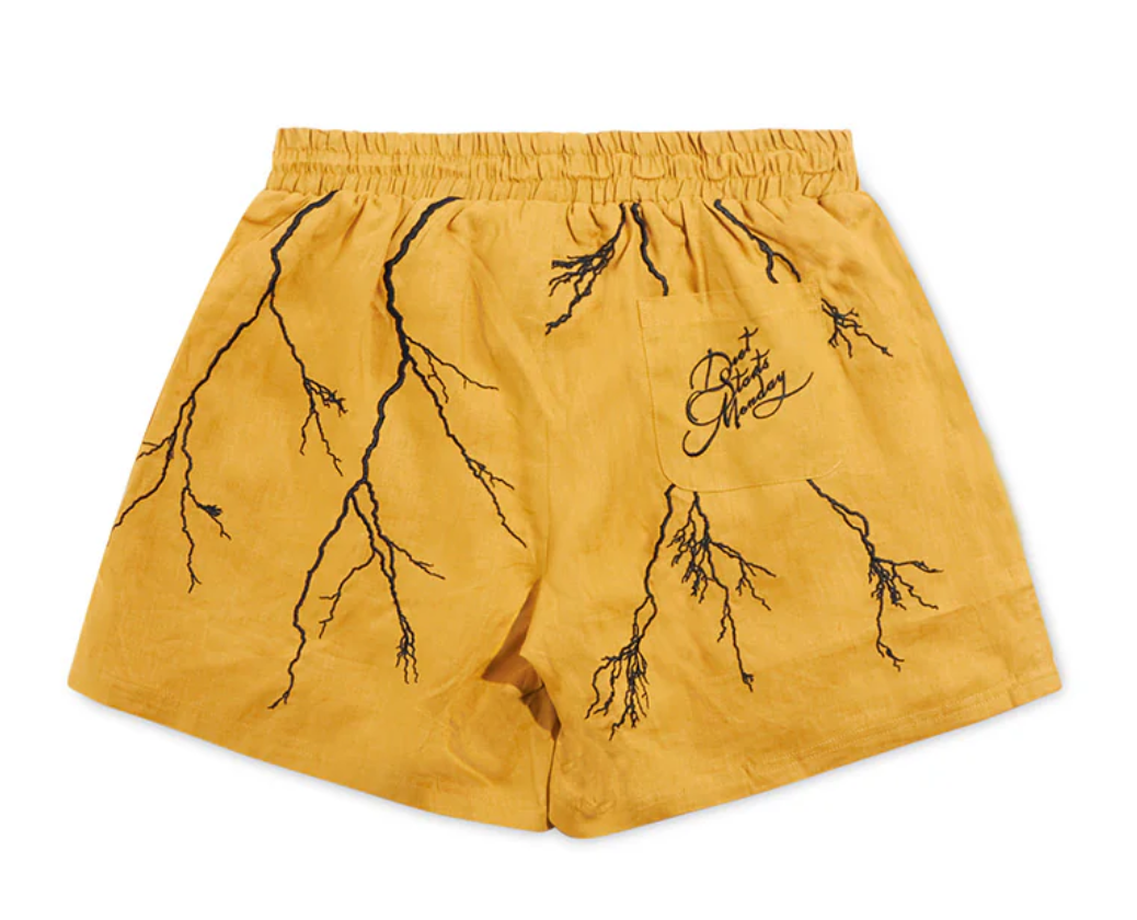 Diet Starts Monday Lightning Shorts (Yellow)