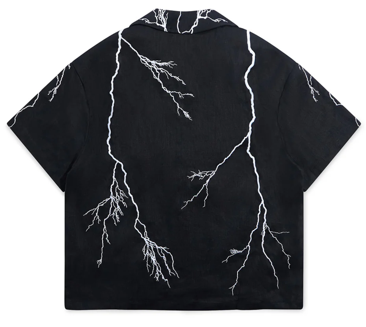 Diet Starts Monday Lightning Button Up (Black)