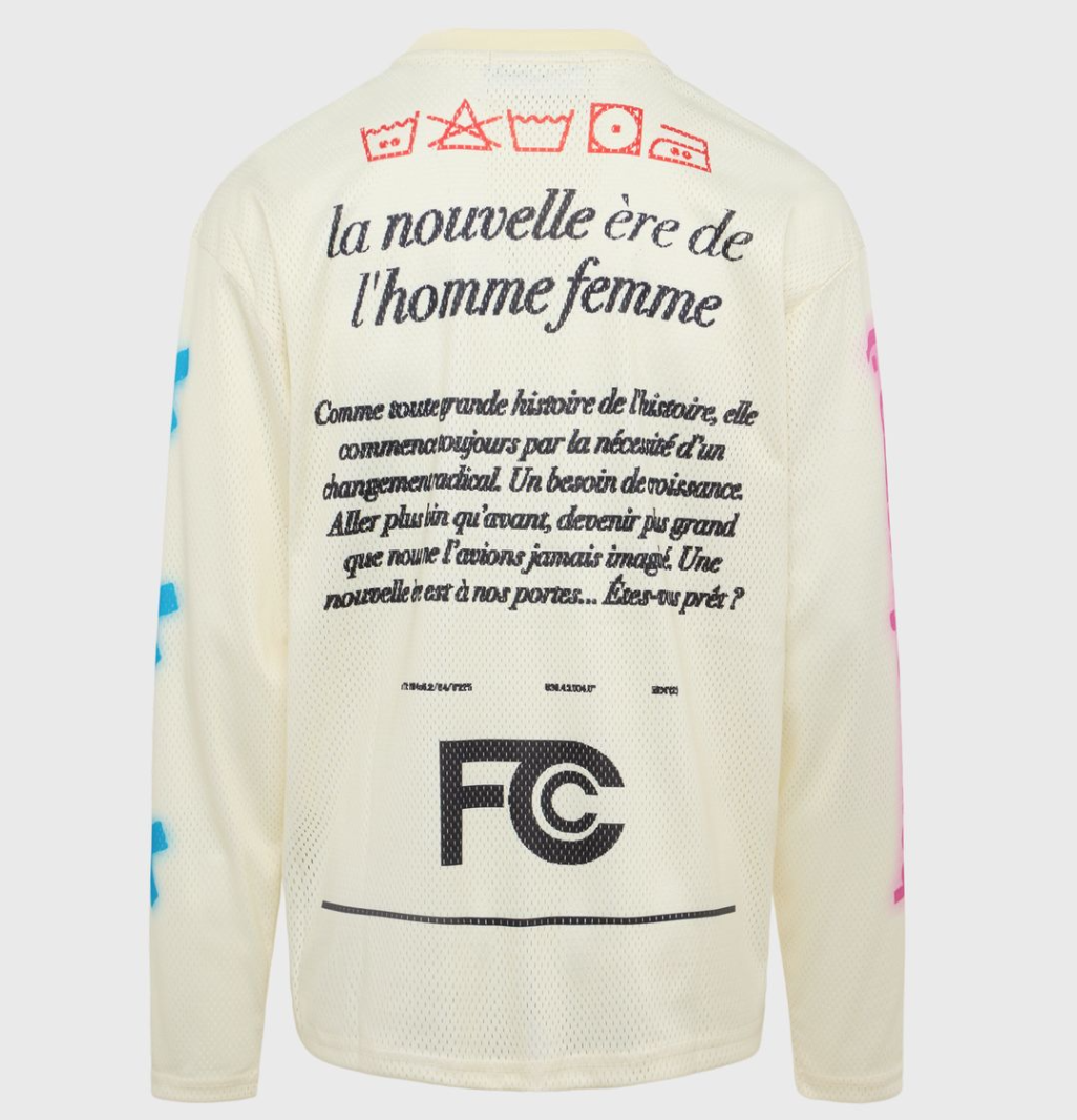 Homme + Femme Jazz Club Mesh Long Sleeve (Cream)