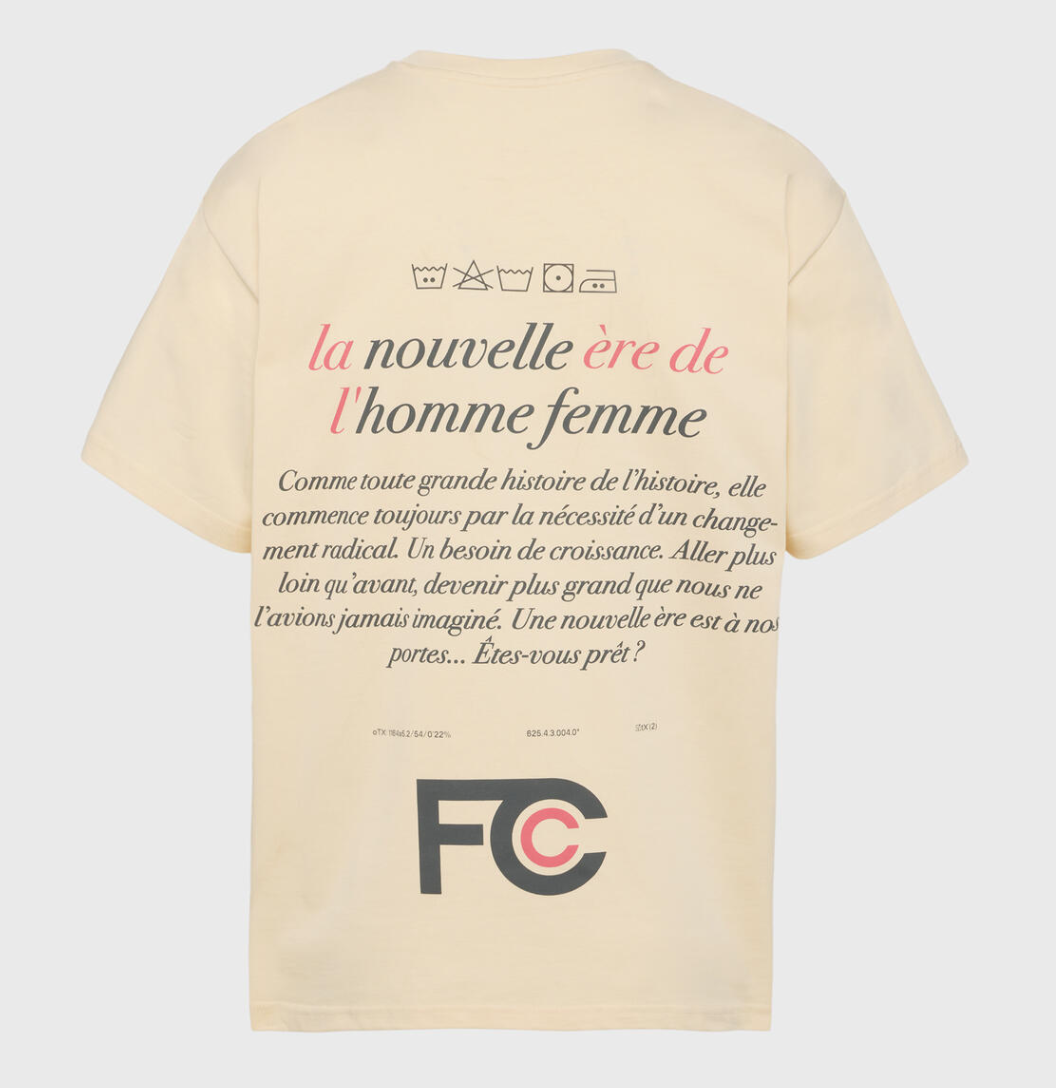 Homme + Femme Nouvelle Era Tee (Cream)