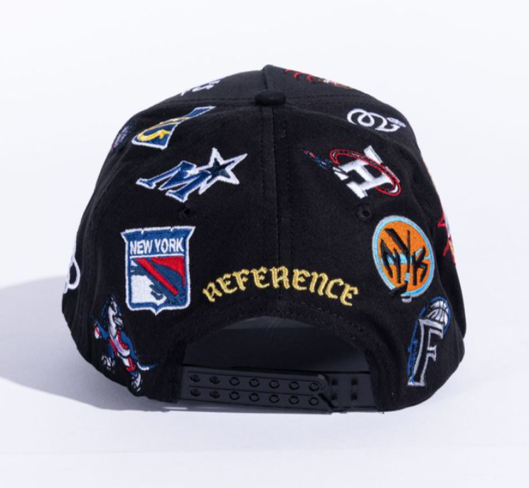 Reference All Over Hat (Black)