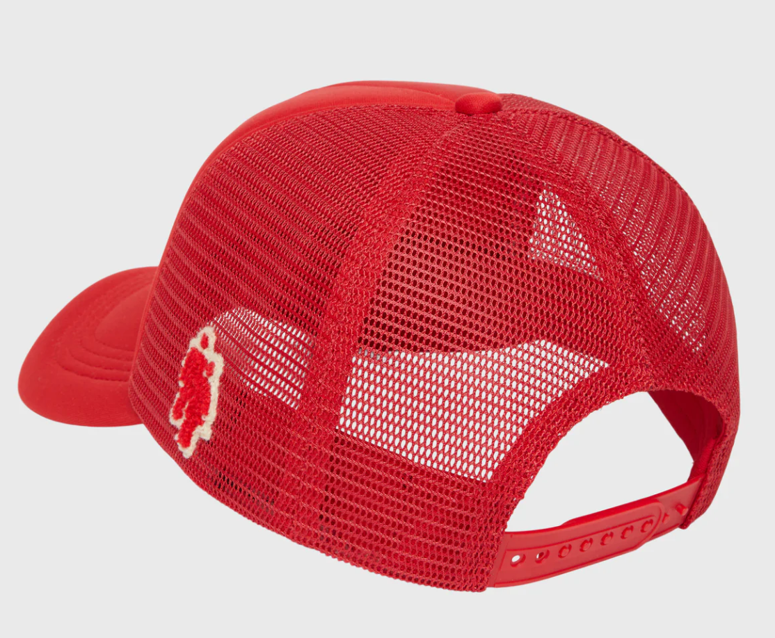 Homme + Femme Fake Love Trucker Hat (Red)