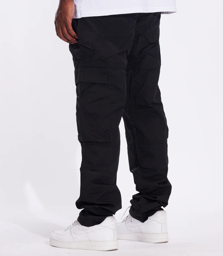 Crysp Denim Unbasic Nylon Cargo Pant (Black)