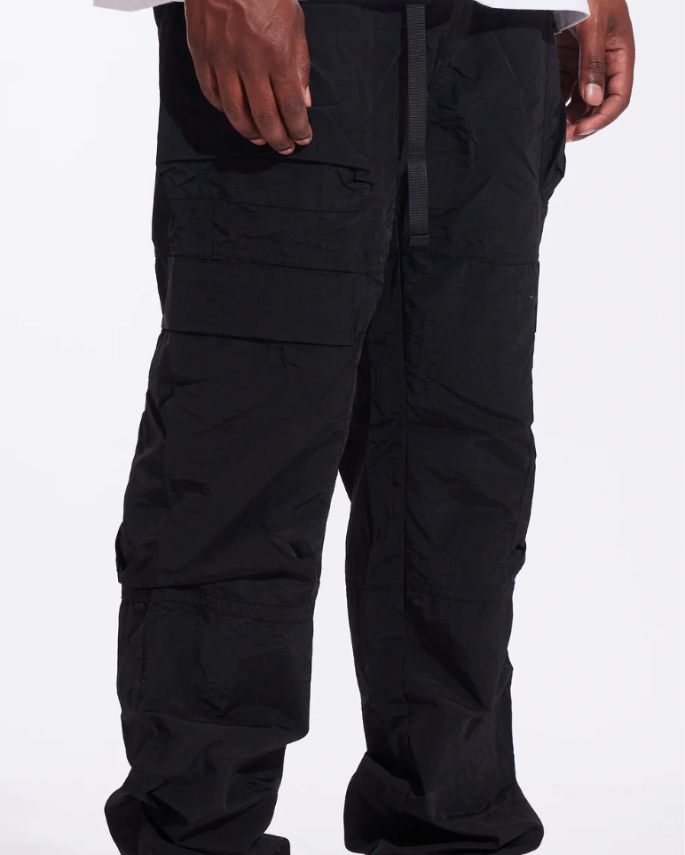 Crysp Denim Unbasic Nylon Cargo Pant (Black)