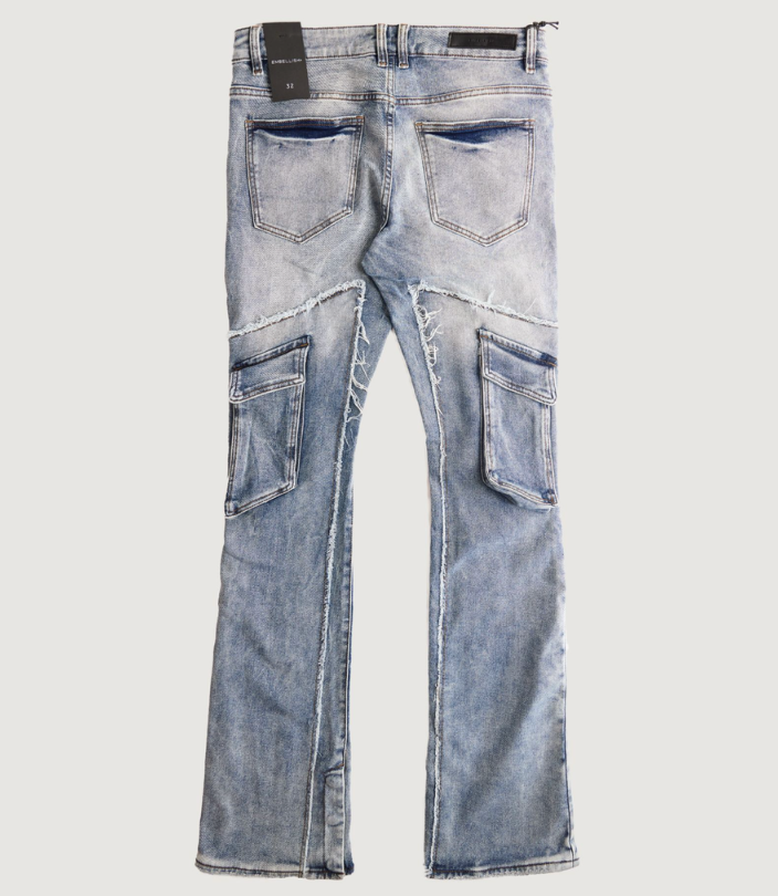 Embellish NYC Eagle Cargo Denim (Acid Wash)