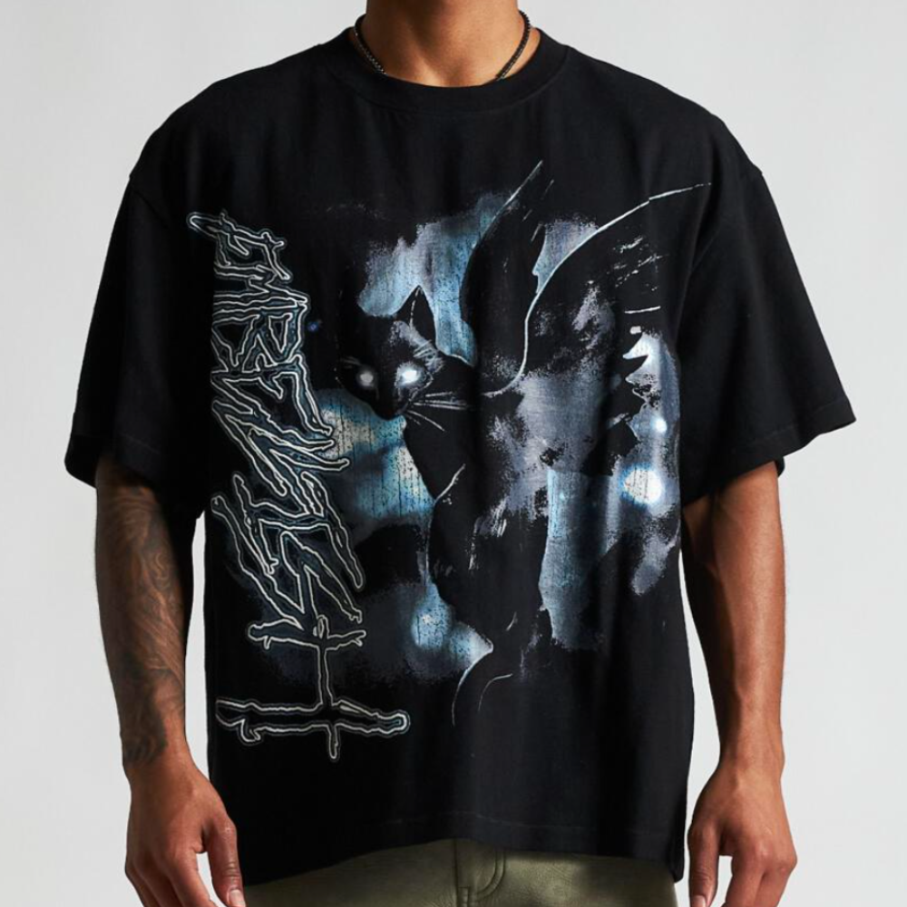 Embellish NYC Scaredy Cat Tee (Black)