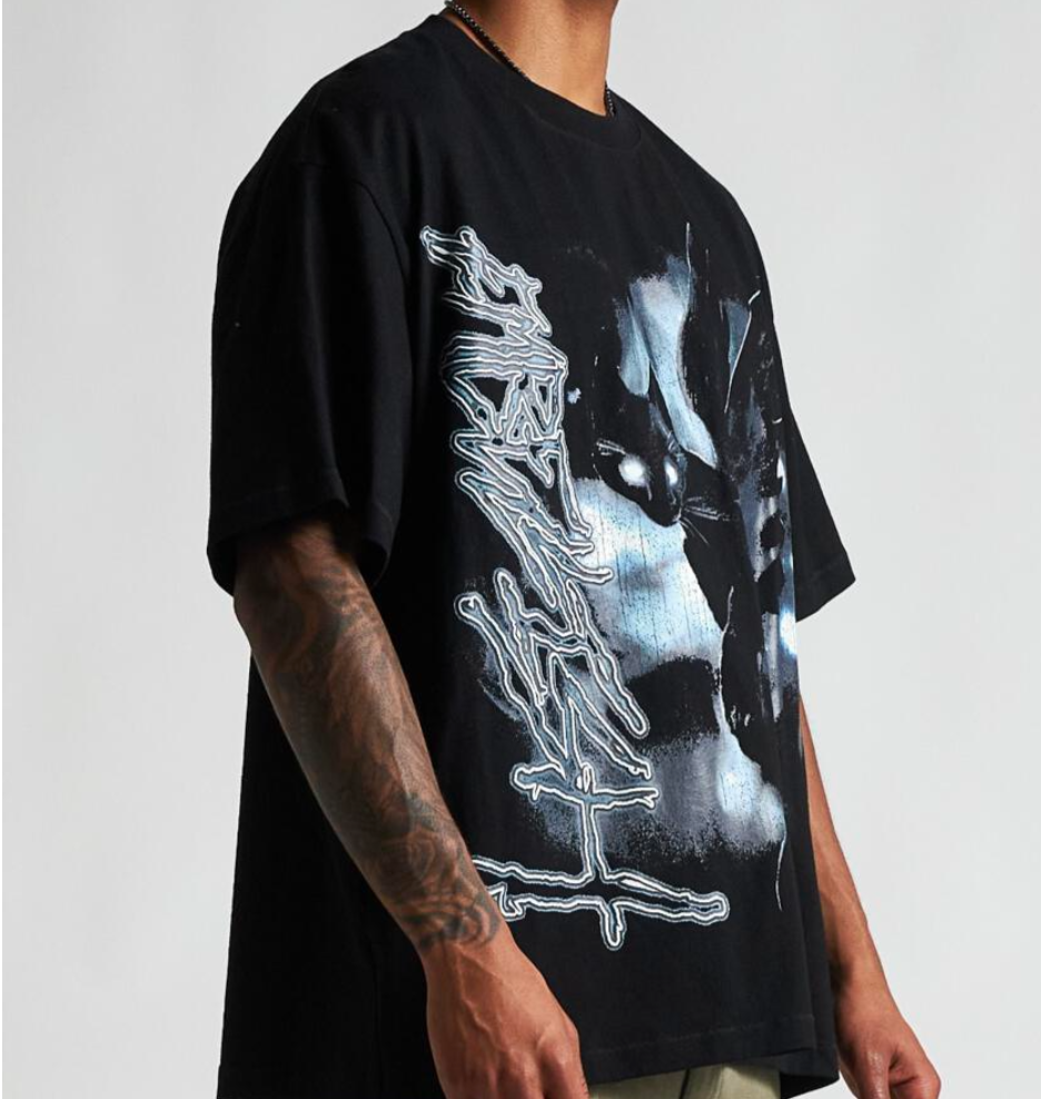 Embellish NYC Scaredy Cat Tee (Black)