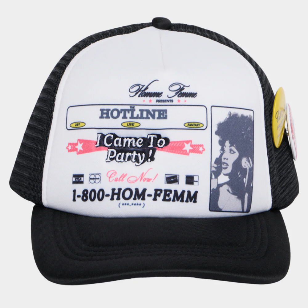 Homme + Femme Call Now Trucker (Black)