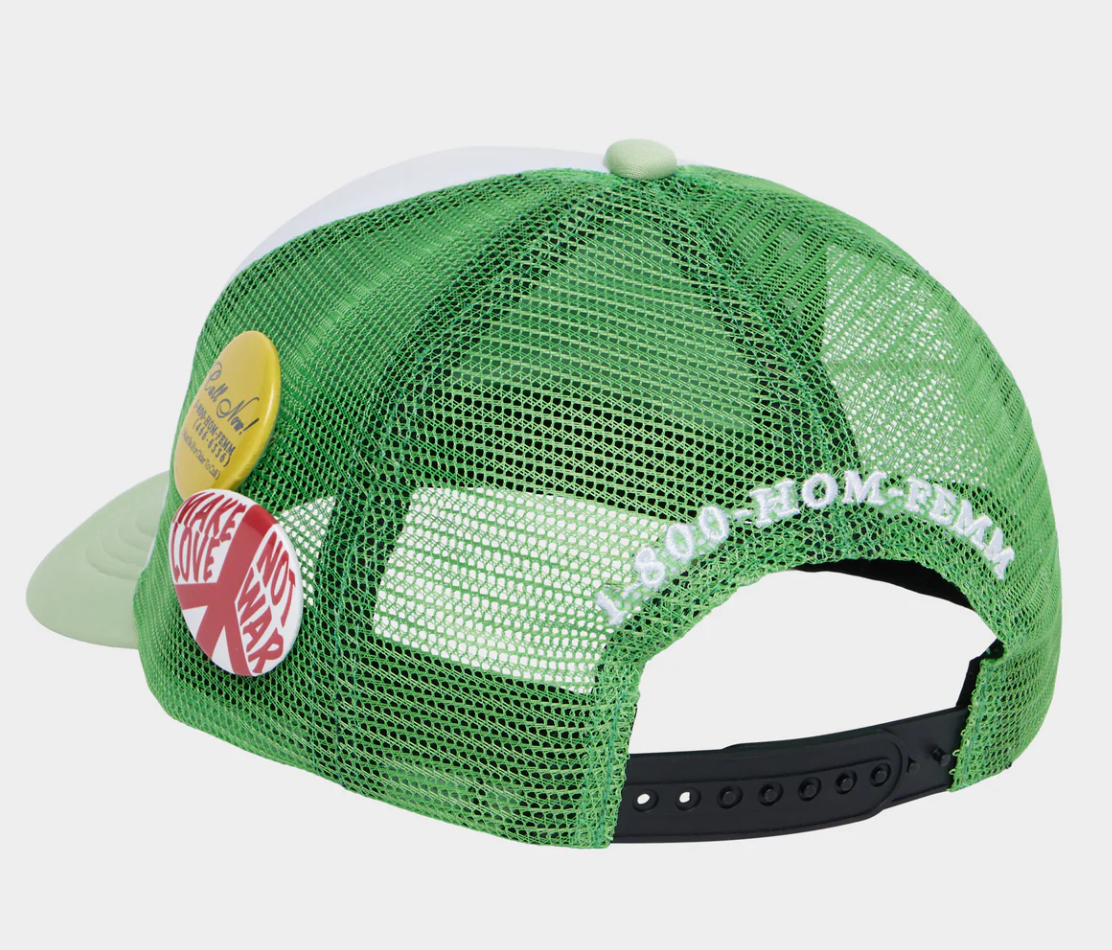 Homme + Femme Call Now Trucker (Green)