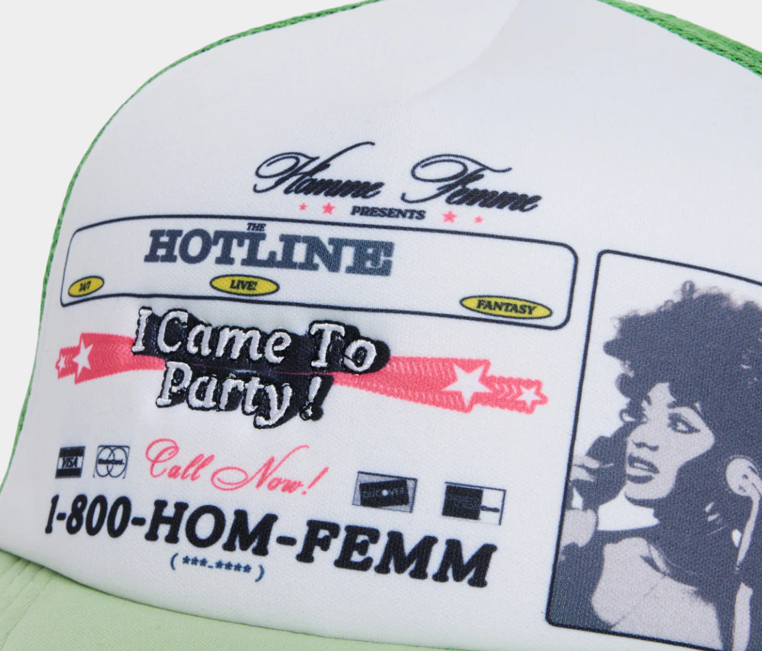 Homme + Femme Call Now Trucker (Green)