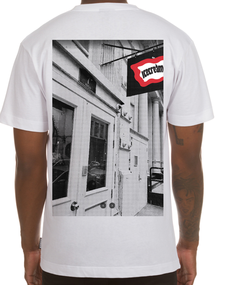 Icecream Store Front Ss Tee (White)