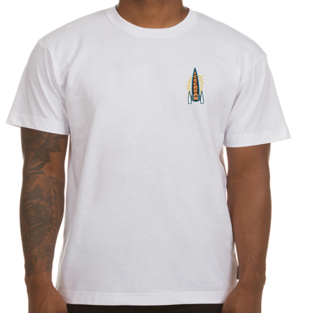 Icecream Rocket Boy Ss Tee (White)