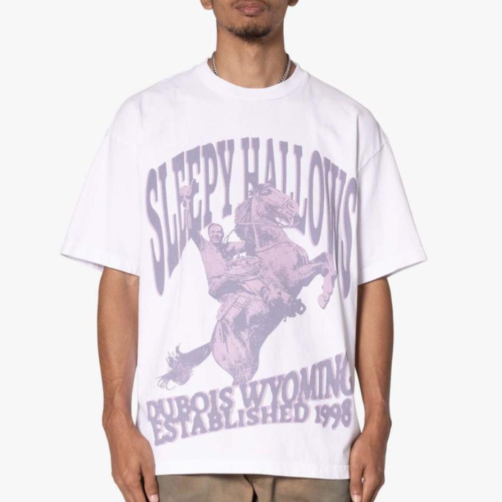 MNML Intrepid Cowboy Tee (White)