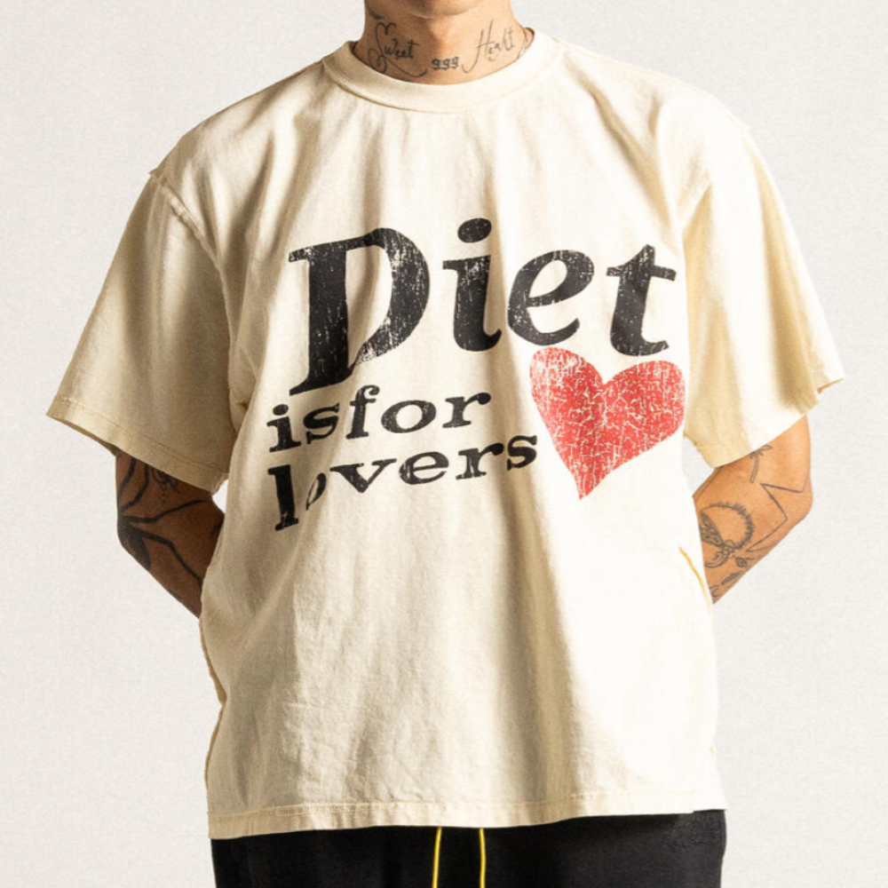 Diet Starts Monday Lovers Tee (Antique White)