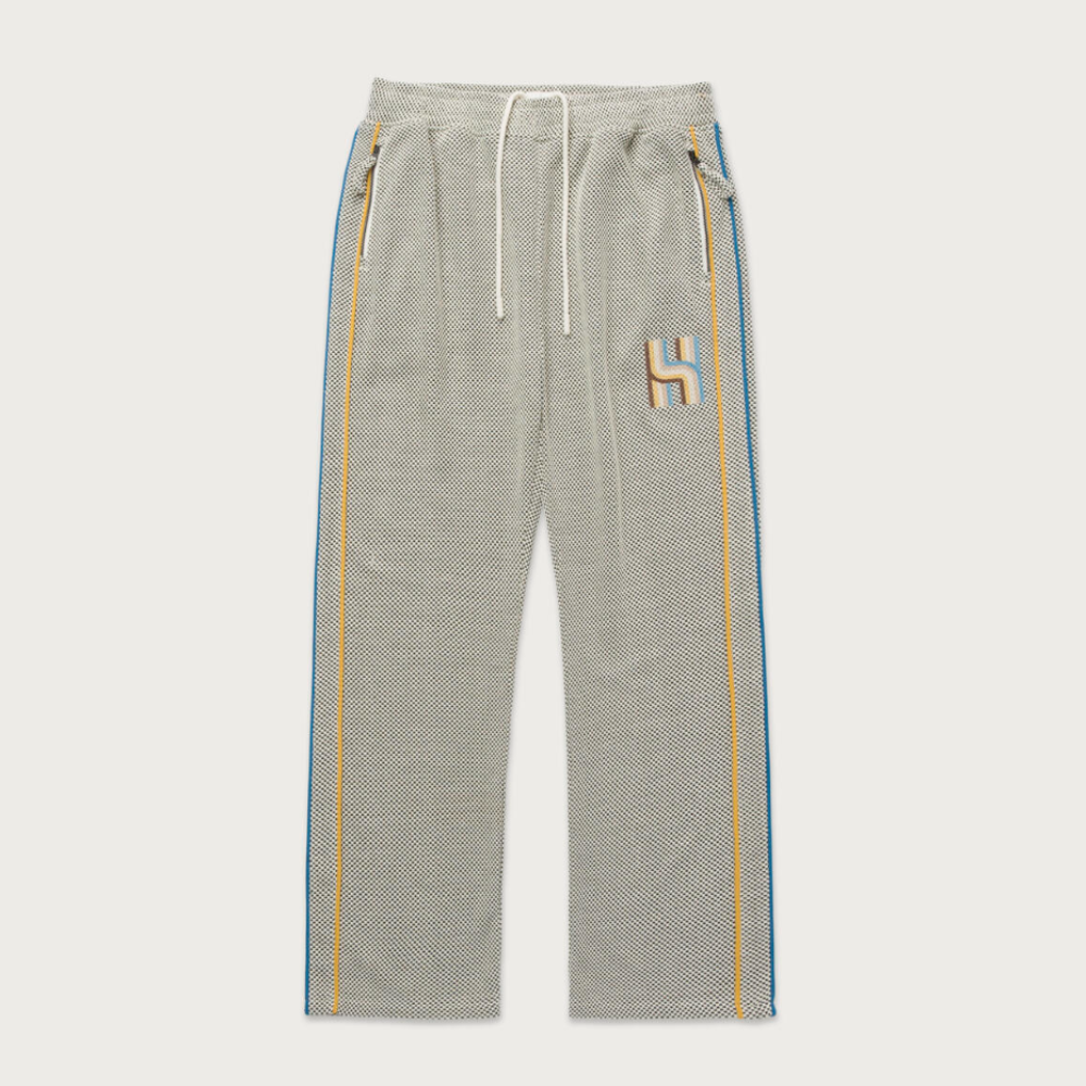 Honor The Gift Novelty Knit Track Pant (Cream)