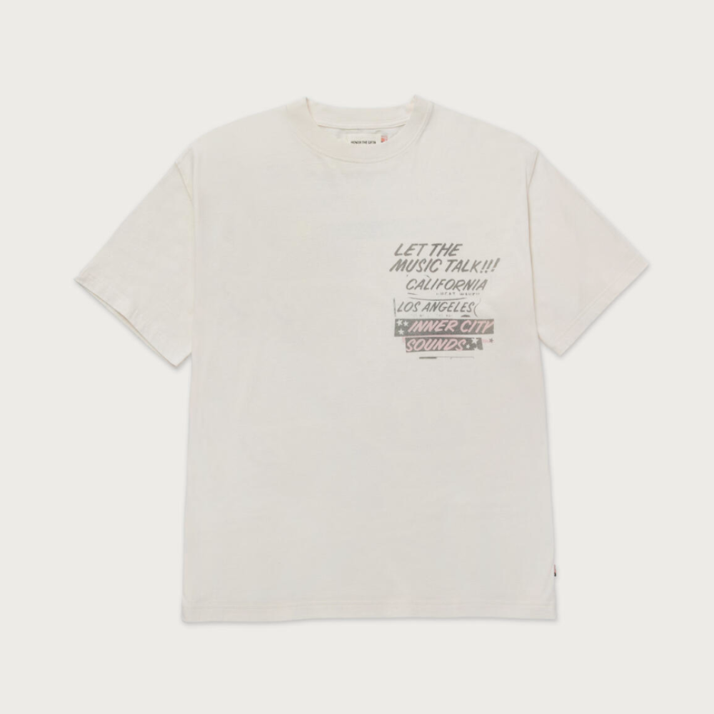 Honor The Gift Music Language Tee (Cream)