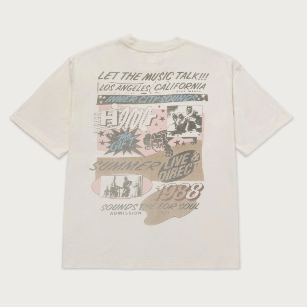 Honor The Gift Music Language Tee (Cream)