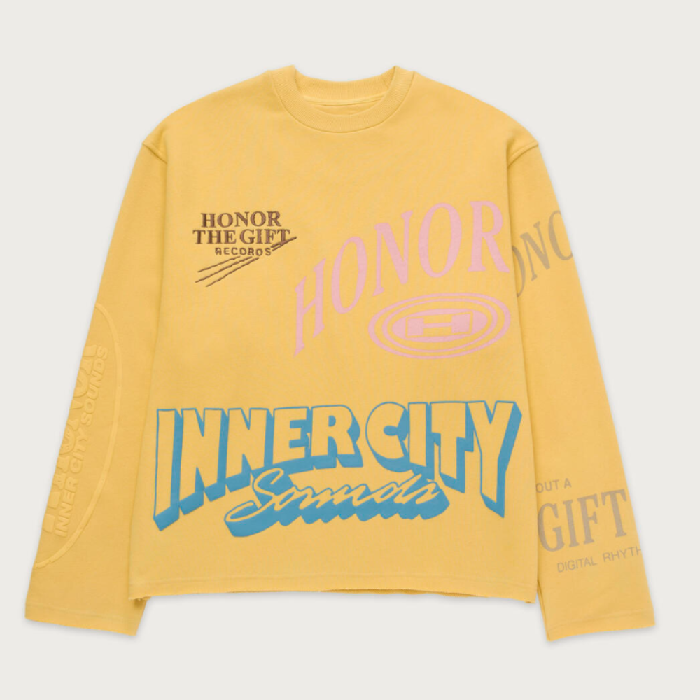 Honor The Gift Studio Crewneck 2.0 (Yellow)