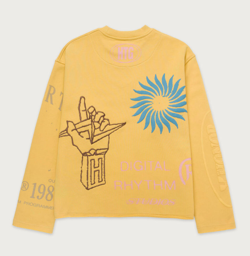 Honor The Gift Studio Crewneck 2.0 (Yellow)