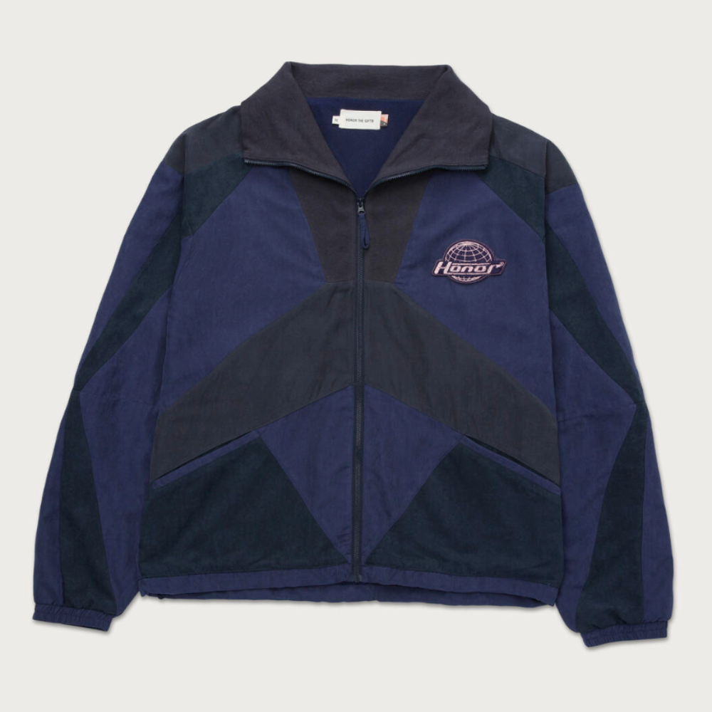 Honor The Gift Color Block Full Zip (Navy)