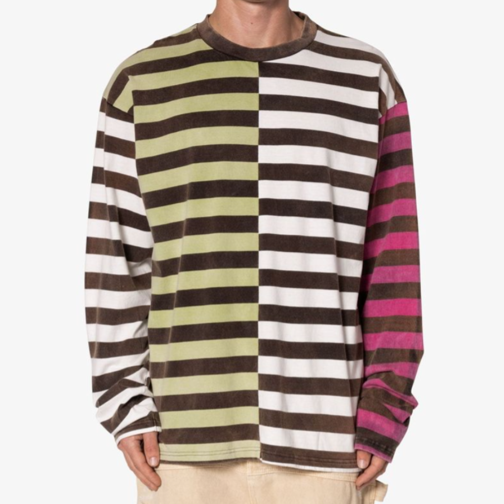 MNML Multi Striped L/S Shirt (Multi)