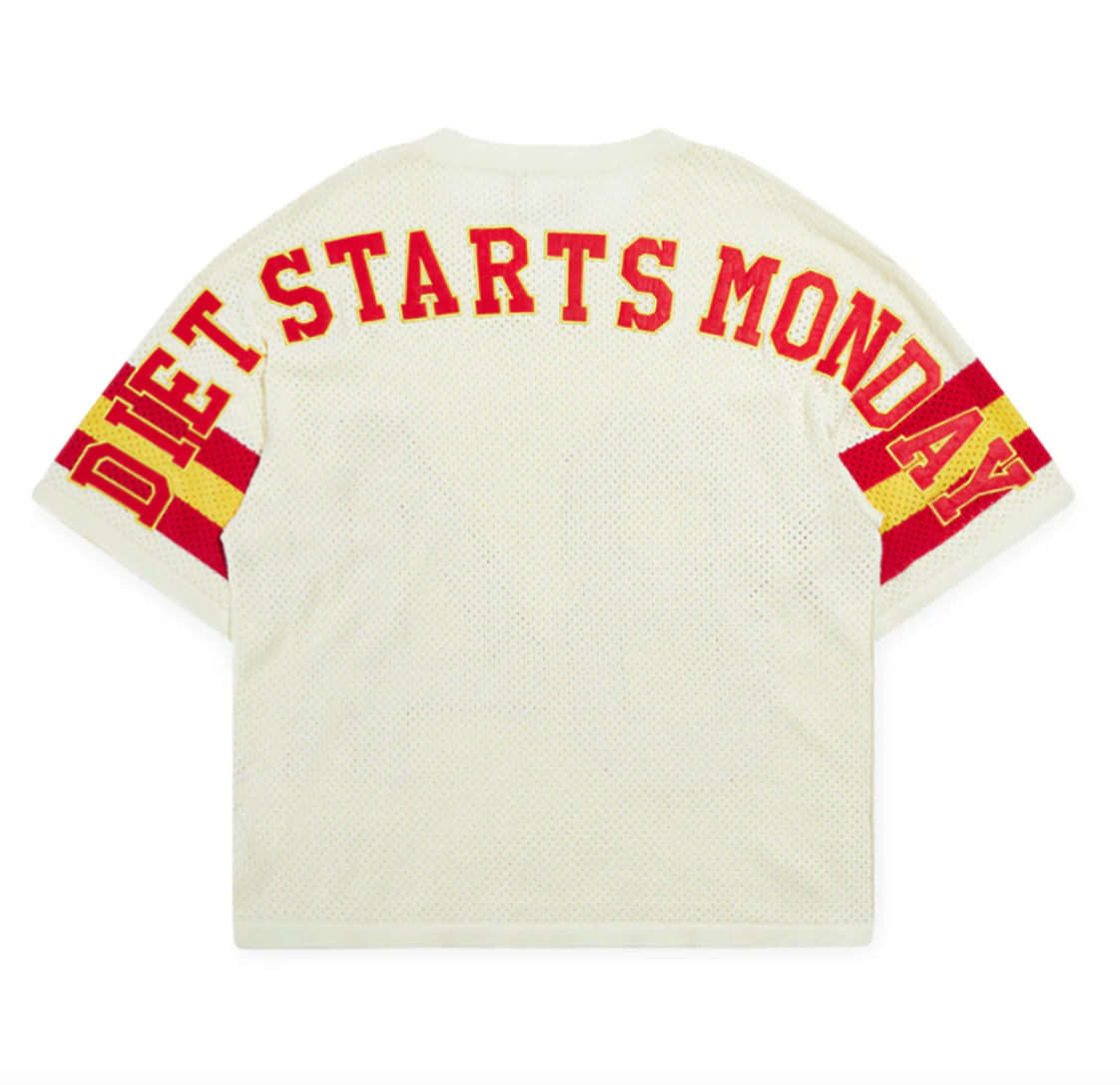 Diet Starts Monday Knit Mesh Jersey (Cream)