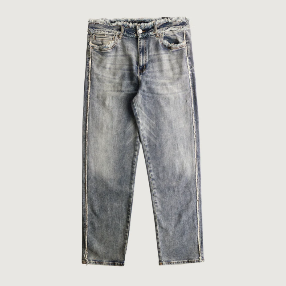 Embellish Alma Straight Denim (Md Blue)