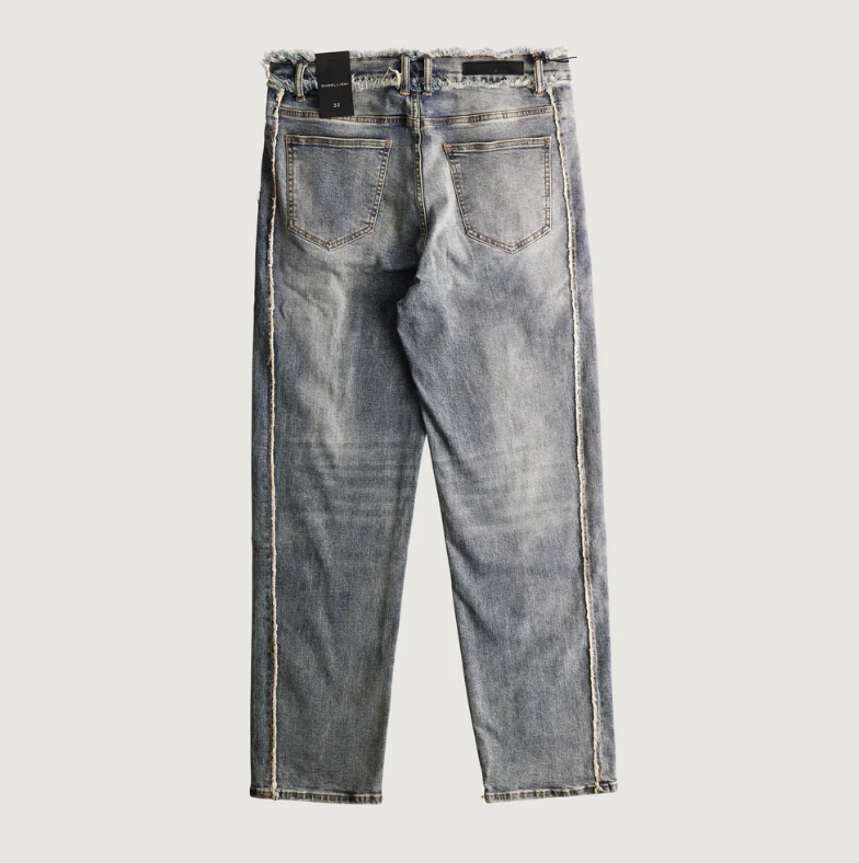 Embellish Alma Straight Denim (Md Blue)