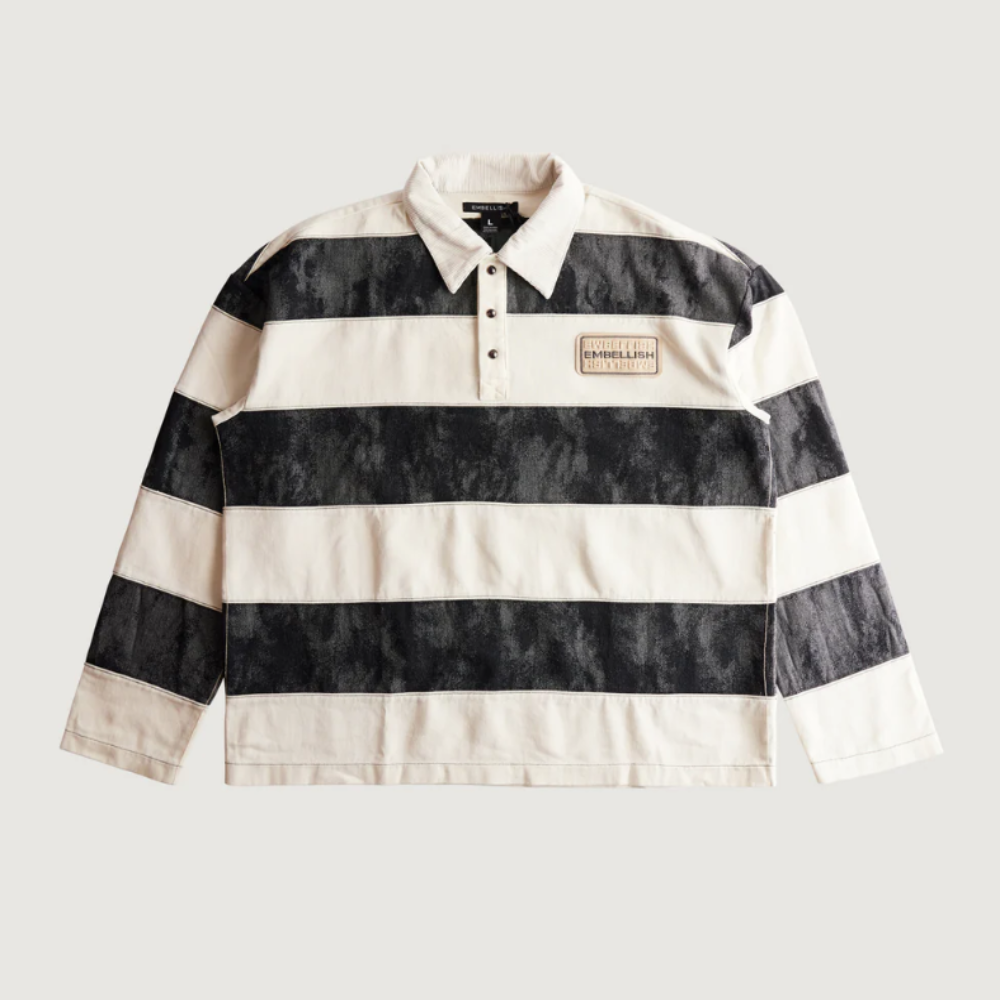 Embellish Loren L/S Polo (Striped)