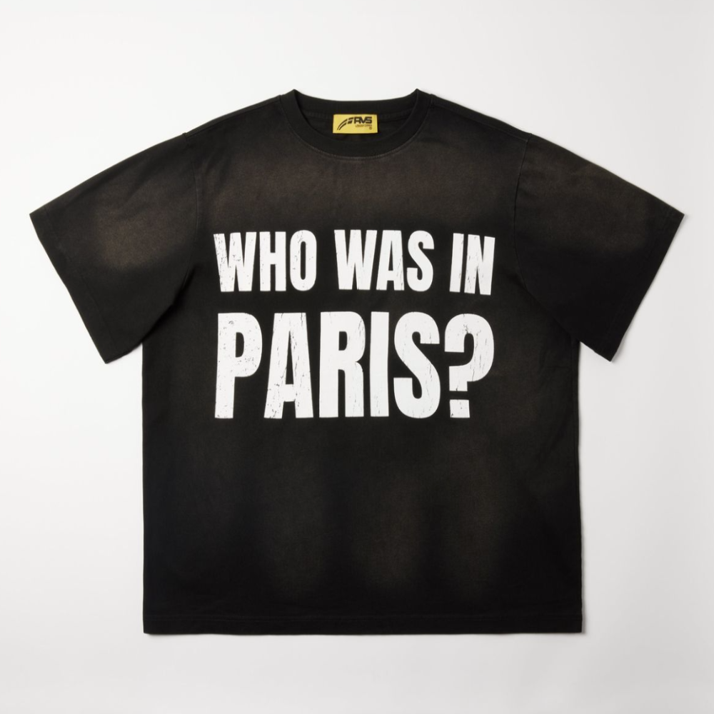 Rvs Labs "Who was in Paris" T-shirt