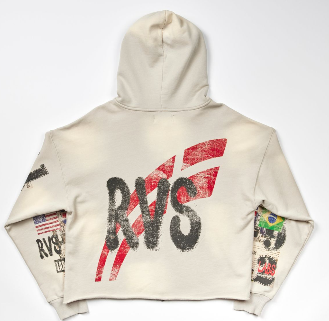 Rvs Labs Sun Washed "Article" Zip Hoody