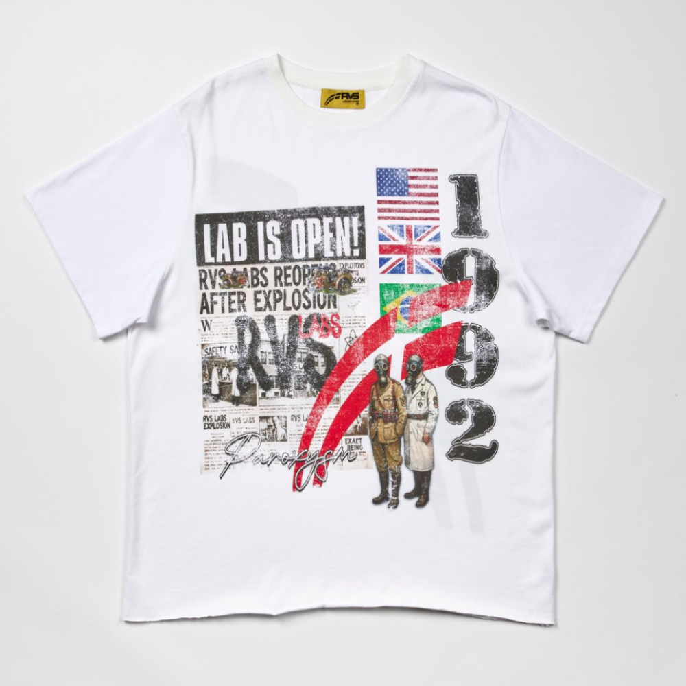 Rvs Labs White "Article" T-shirt