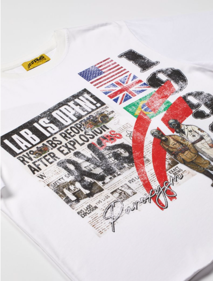 Rvs Labs White "Article" T-shirt