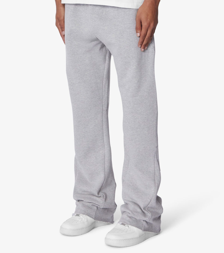 MNML Heavy Everyday Bootcut Sweatpants (Marled Grey)