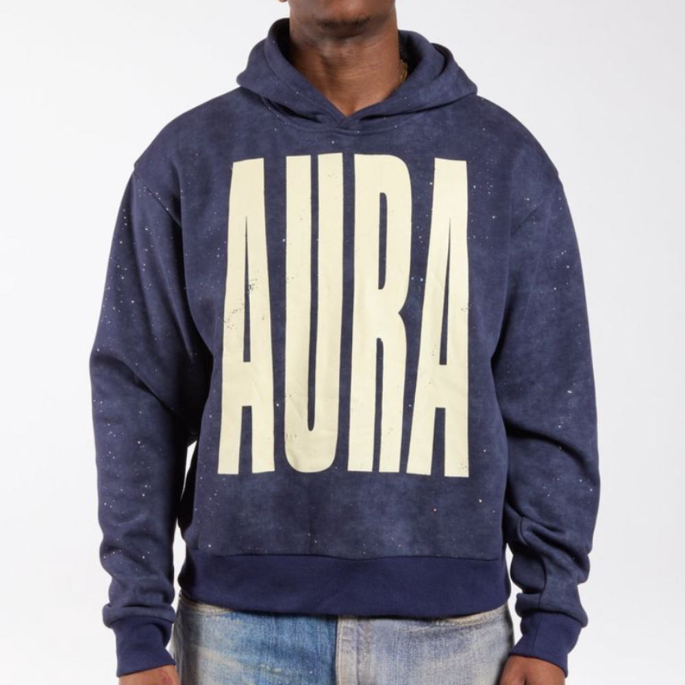Rvs Labs Navy "Diamond Dust Aura" Hoody
