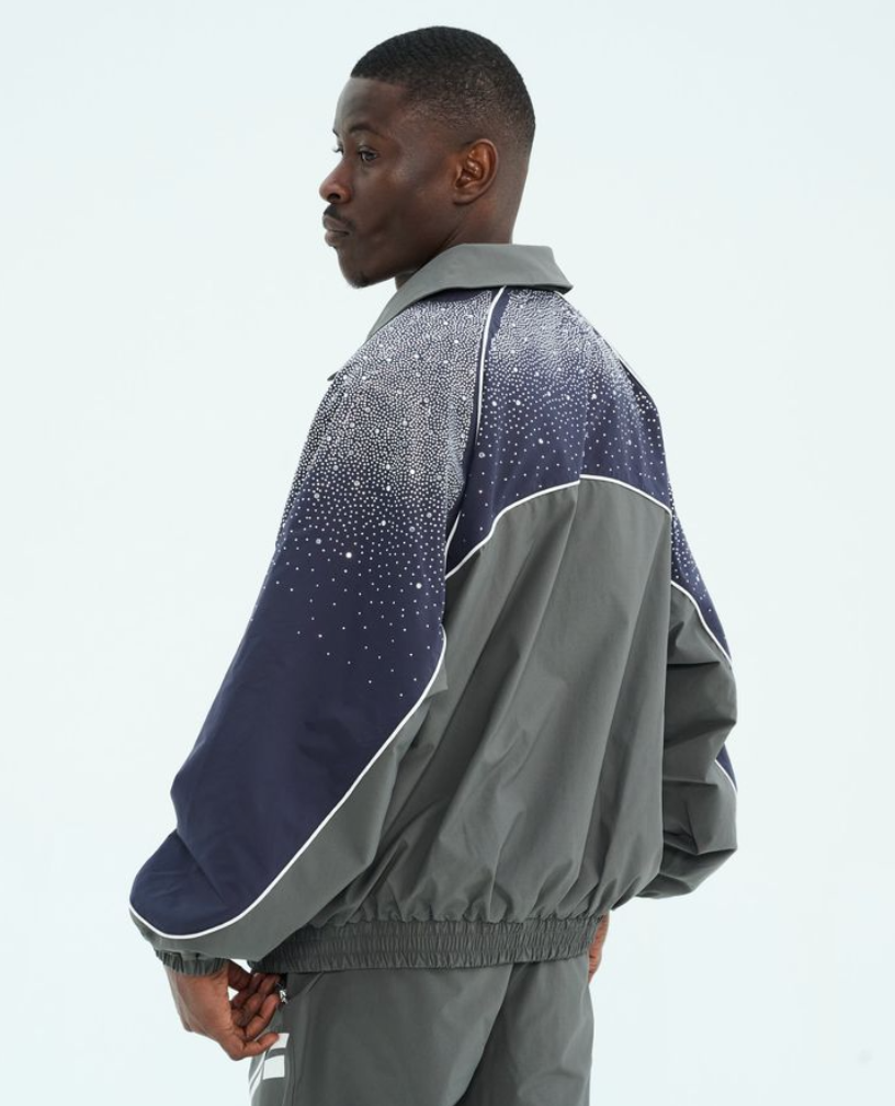 Rvs Labs "Astral" Zip Windbreaker (Navy/Charcoal)