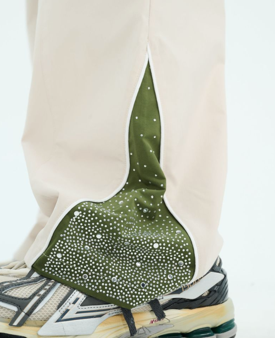 Rvs Labs "Astral" Zip Pants (Cream/Green)