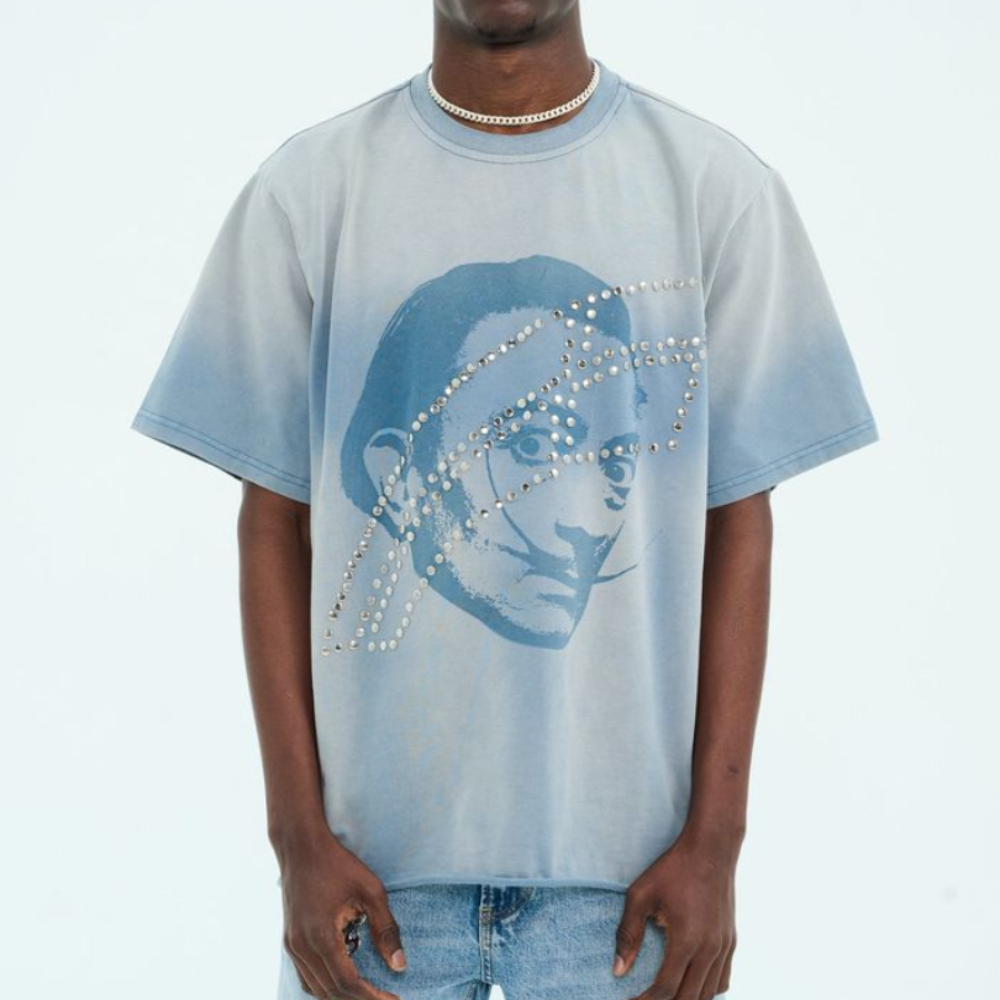 Rvs Labs Sun Washed "Dali" Tee (Topaz)